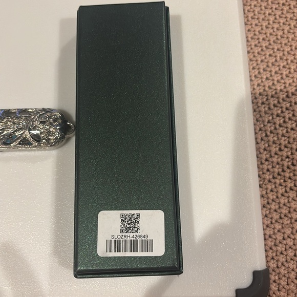 Matashi 5.5" Hand Painted Enamel Mezuzah - Picture 7 of 7